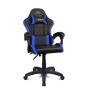 DRIFT DR35EBL silla para videojuegos Silla para videojuegos de PC Asiento acolchado Negro, Azul