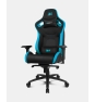 DRIFT DR600BL silla para videojuegos Butaca para jugar Asiento acolchado Negro, Azul