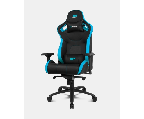 DRIFT DR600BL silla para videojuegos Butaca para jugar Asiento acolchado Negro, Azul