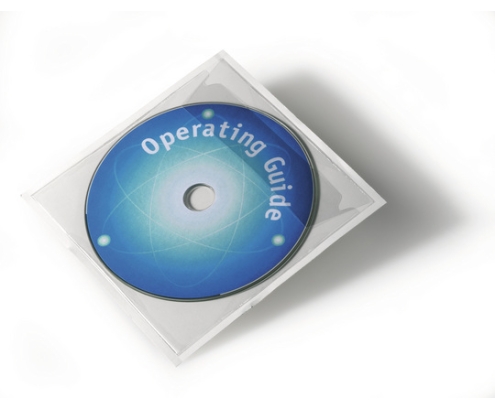 Durable 8080 funda para discos ópticos Transparente