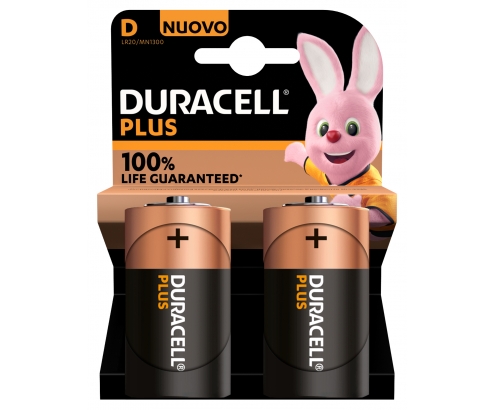 Duracell Plus 100 D BaterÍ­a de un solo uso Alcalino