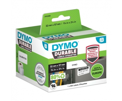DYMO Durable Blanco Etiqueta para impresora autoadhesiva