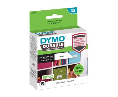 DYMO Durable Blanco Etiqueta para impresora autoadhesiva