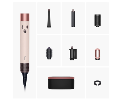 Dyson Airwrap i.d. Herramienta de peinado con múltiples accesorios Caliente Rosa, Oro rosa 1300 W 2,675 m