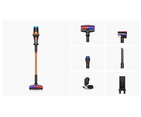 Dyson V16 Piston Animal Aspiradora escoba 2 en 1 Batería Secar HEPA Sin bolsa 1,3 L 900 W Negro, Cobre