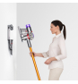 Dyson V8 Absolute Aspiradora escoba 2 en 1 Batería Secar Sin bolsa Plata, Amarillo