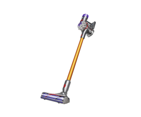 Dyson V8 Absolute Aspiradora escoba 2 en 1 Batería Secar Sin bolsa Plata, Amarillo