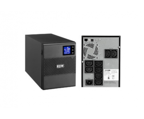 EATON 1000 VA, 700 W, 8 salidas AC LCD Negro