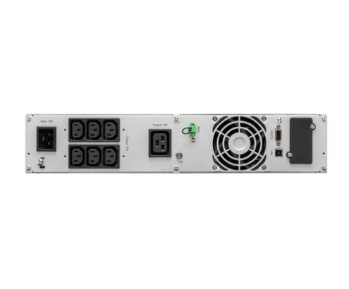 Eaton 9E3000IR sistema de alimentación ininterrumpida (UPS) Doble conversión (en línea) 3 kVA 2700 W 7 salidas AC