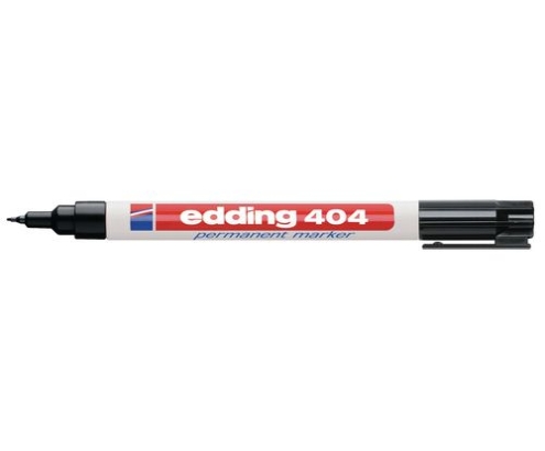 Edding 404 marcador permanente Punta redonda Negro 1 pieza(s)