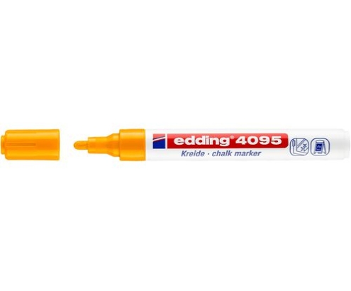Edding 4095 marcador de tiza Bala Naranja 1 pieza(s)