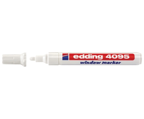 Edding 4095 marcador de tiza Cincel Blanco 1 pieza(s)