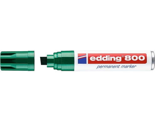 Edding 800 marcador permanente Punta de cincel Verde 1 pieza(s)