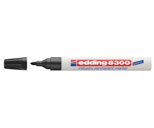 Edding 8300 marcador permanente Punta redonda Negro 1 pieza(s)