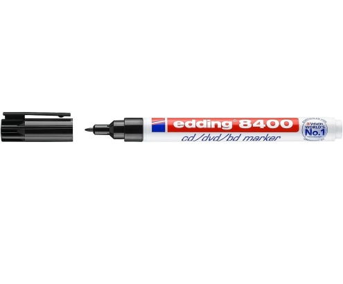 Edding 8400 marcador permanente Punta redonda Negro 1 pieza(s)