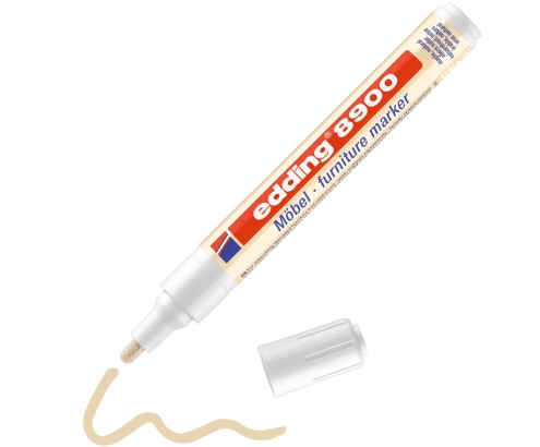 Edding 8900 marcador permanente Punta redonda Beige 1 pieza(s)