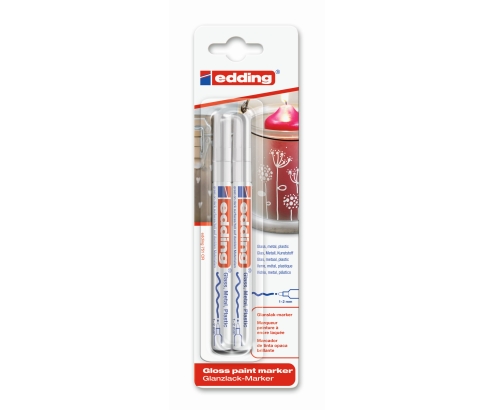 Edding e-751 Blanco 2 pieza(s)