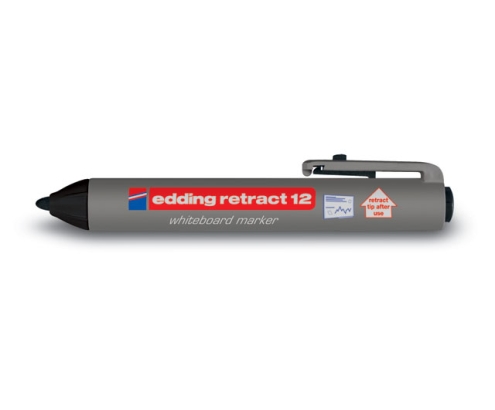 Edding Retract 12 marcador 10 pieza(s) Negro