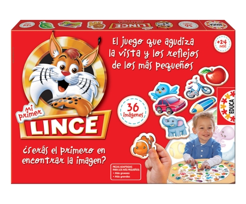 Educa 15676 juego de tablero Mi primer Lince Juego De Cartas Familia