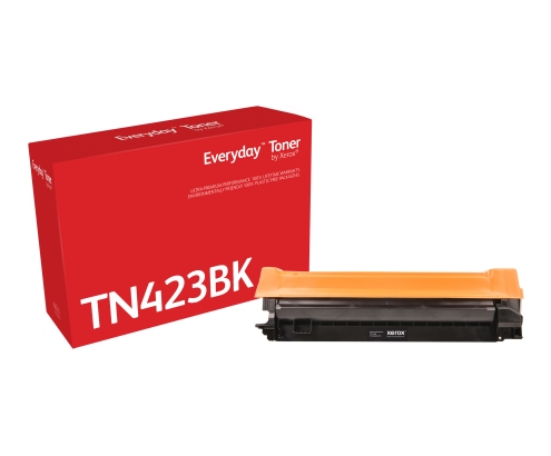 El tóner Everyday™ Negro de Xerox es compatible con Brother TN-423BK, Capacidad alta