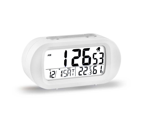 ELBE RD-009-B despertador Reloj despertador digital Blanco