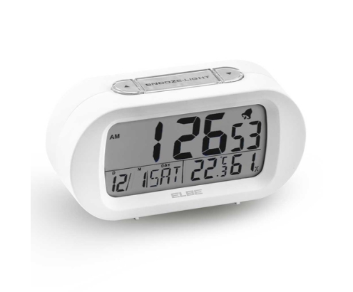 ELBE RD-009-B despertador Reloj despertador digital Blanco