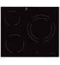Electrolux EHF6231IOK hobs Negro Integrado 3 zona(s)