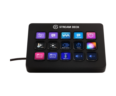 Elgato Stream Deck MK.2 Negro 15 botones