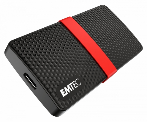 Emtec Disco SDD 1000 GB Negro, Rojo