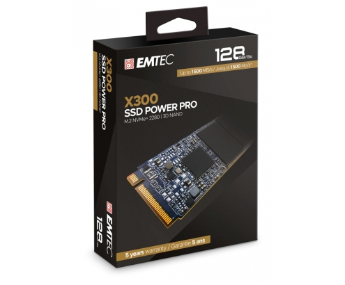 Emtec X300 Disco ssd M.2 128gb pci express 3.0 3D nand nvme
