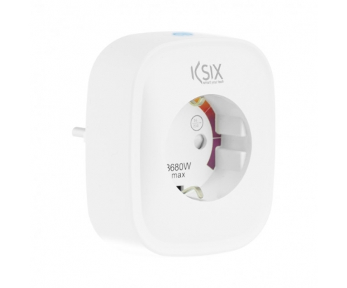 Enchufe Inteligente Ksix Smart Energy Slim Wifi 250v Blanco