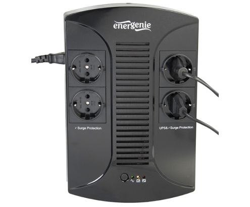 EnerGenie EG-UPS-001 sistema de alimentación ininterrumpida (UPS) Línea interactiva 0,65 kVA 390 W 4 salidas AC