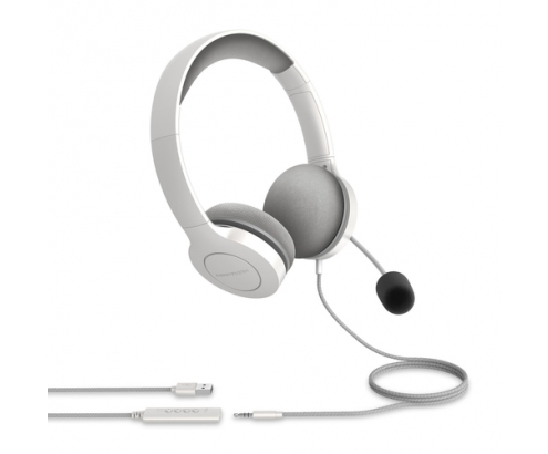 Energy Sistem 452156 auricular y casco Auriculares Alámbrico Diadema Llamadas/Música USB tipo A Blanco