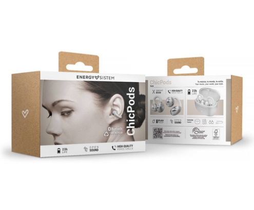 Energy Sistem 45966 Auriculares Inalámbrico Clip de oreja Llamadas/Música/Deporte/Uso diario Bluetooth Blanco
