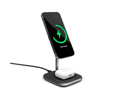 Epico 9915101300200 cargador de dispositivo móvil Auriculares, Smartphone Negro, Gris CC Cargador inalámbrico Interior