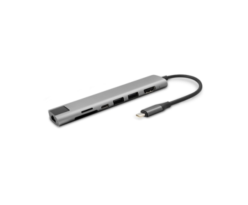 Epico 9915112100071 hub de interfaz USB Tipo C 5000 Mbit/s Gris