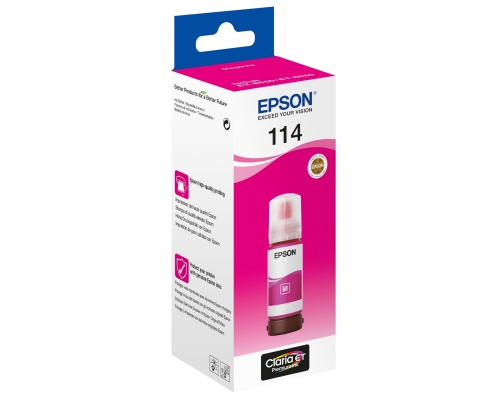 Epson 114 EcoTank Botella de tinta magenta 