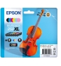 Epson 250XL Violin Claria Photo HD cartucho de tinta 6 pieza(s) Original Alto rendimiento (XL) Negro, Cian, Cian claro, Magenta claro, Magenta, Amaril