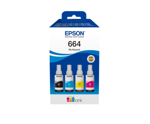 Epson C13T66464A cartucho de tinta 4 pieza(s) Original Negro, Cian, Magenta, Amarillo