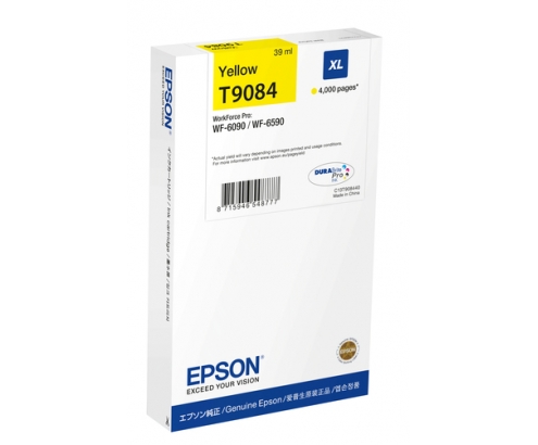 Epson C13T90844N cartucho de tinta 1 pieza(s) Original Alto rendimiento (XL) Amarillo