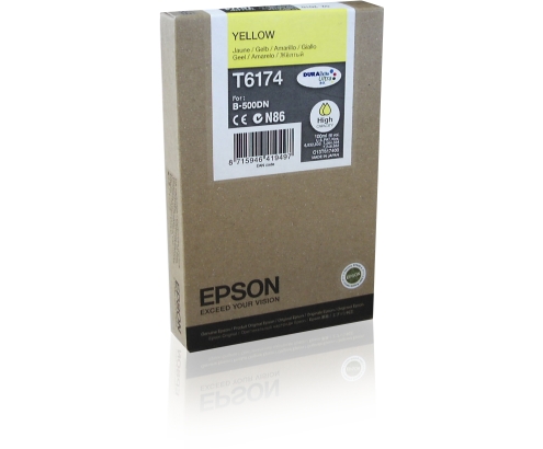 Epson Cartucho T617 amarillo alta capacidad 7k