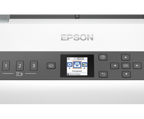 Epson DS-730N Escáner alimentado con hojas 600 x 600 DPI A4 Negro, Gris