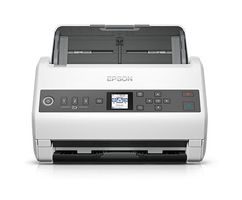 Epson DS-730N Escáner alimentado con hojas 600 x 600 DPI A4 Negro, Gris