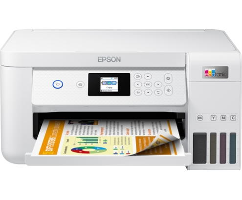 Epson EcoTank Impresora multifunción ET-2856 A4 con depósito de tinta, conexión Wi-Fi