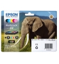 Epson Elephant Multipack 6-colours 24 Claria cartucho Photo HD Ink multicolor 