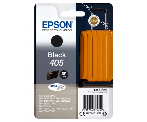 Epson Singlepack Black 405 DURABrite Ultra Ink