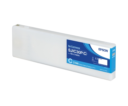 Epson SJIC30P(C): Ink cartridge for ColorWorks C7500G (Cyan)