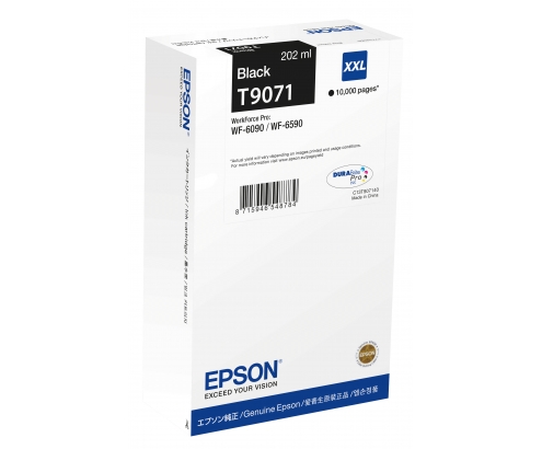 Epson WF-6xxx Original Cartucho de tinta negra XXL