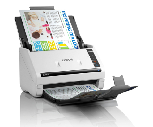 Epson WorkForce DS-530III Escáner alimentado con hojas 600 x 600 DPI A4 Blanco