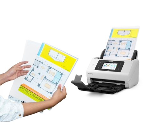 Epson WorkForce DS-900WN Escáner alimentado con hojas 600 x 600 DPI A4 Blanco